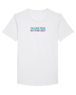 I`M A NEAT FREAK, BUT I`M NOT CRAZY - Sunt obsedat/a de curatenie 2 Tricou mânecă scurtă guler larg Bărbat Skater