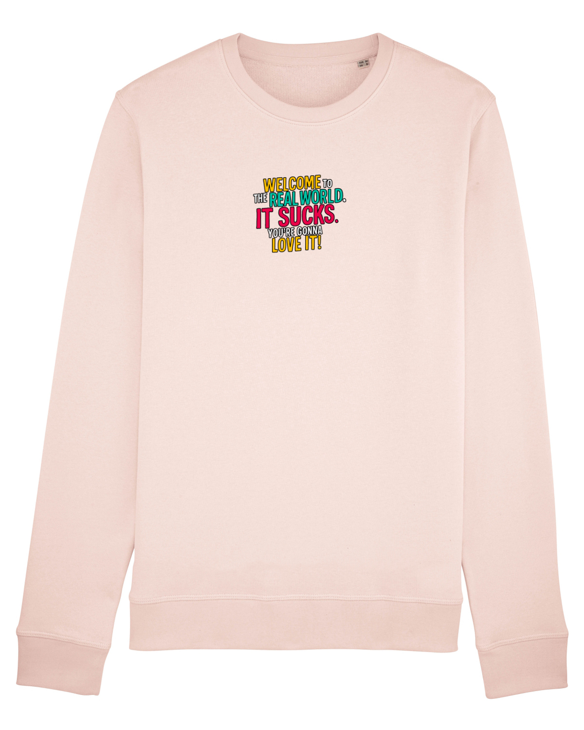 Bluză mânecă lungă Unisex Rise Candy Pink