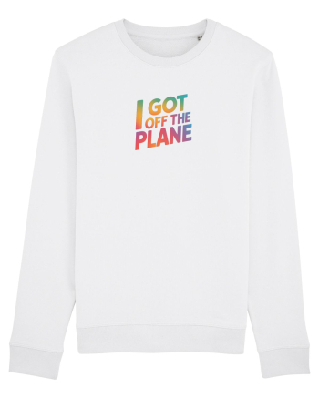 I GOT OFF THE PLANE  White