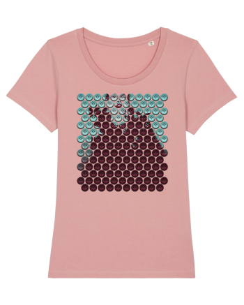 Gothic girl - boutons Canyon Pink