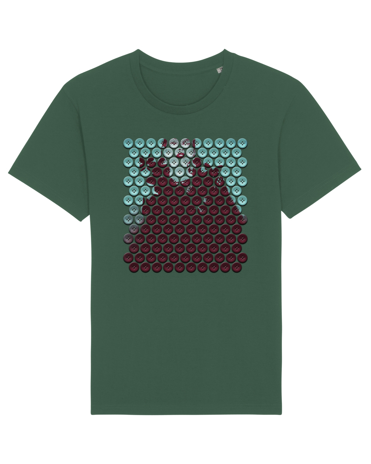 Tricou mânecă scurtă Unisex Rocker Bottle Green