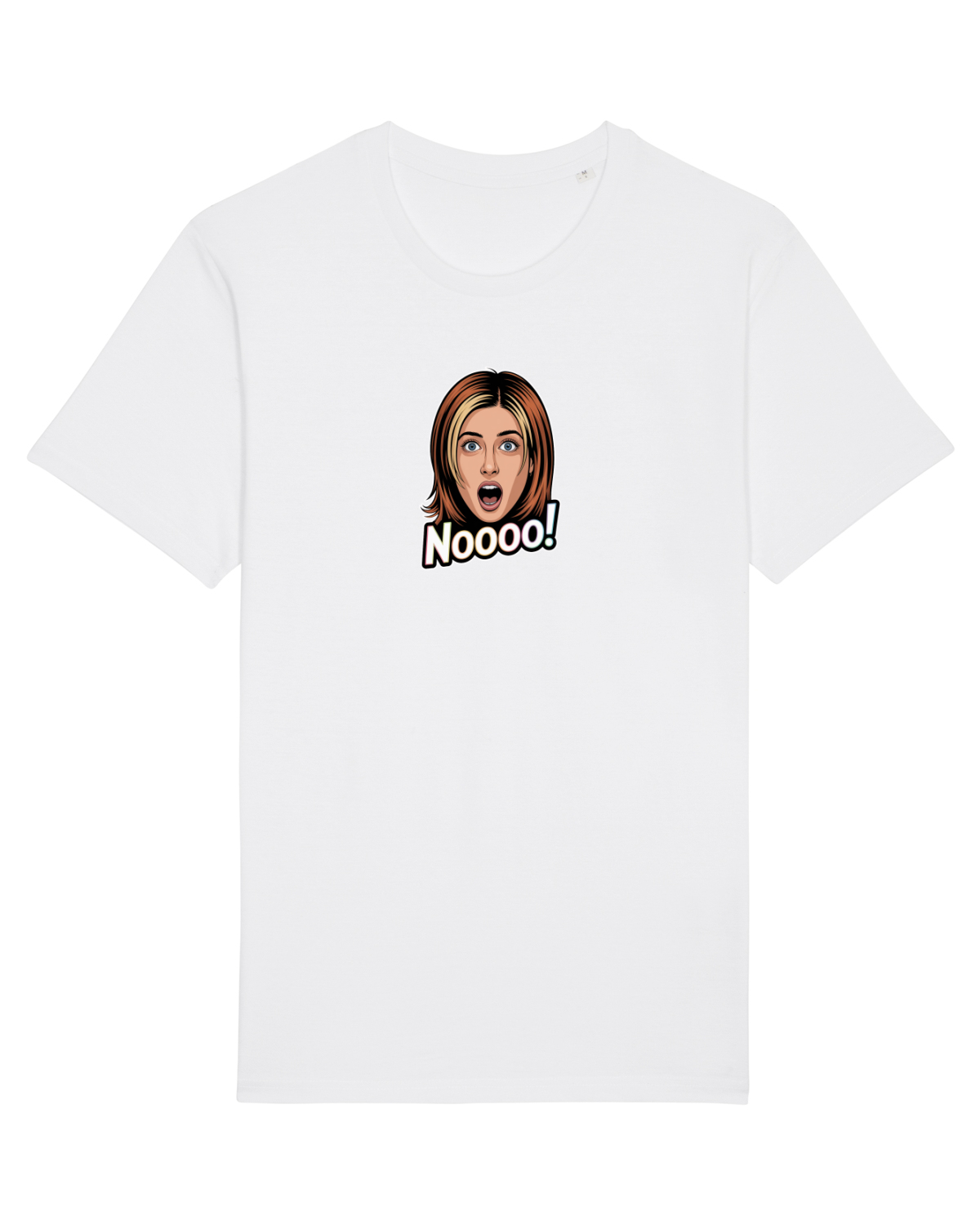 Tricou mânecă scurtă Unisex Rocker White