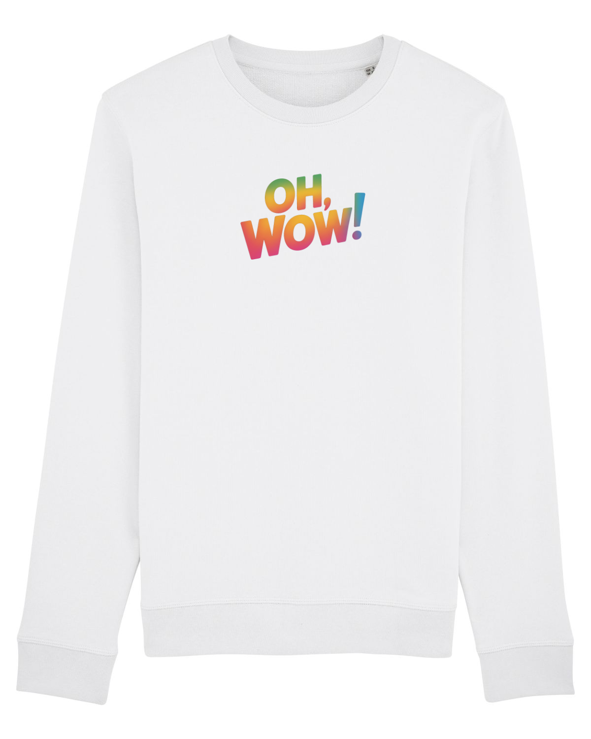 Bluză mânecă lungă Unisex Rise White