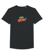 OH, WOW! Tricou mânecă scurtă guler larg Bărbat Skater