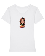 OH, WOW! 2 Tricou mânecă scurtă guler larg fitted Damă Expresser