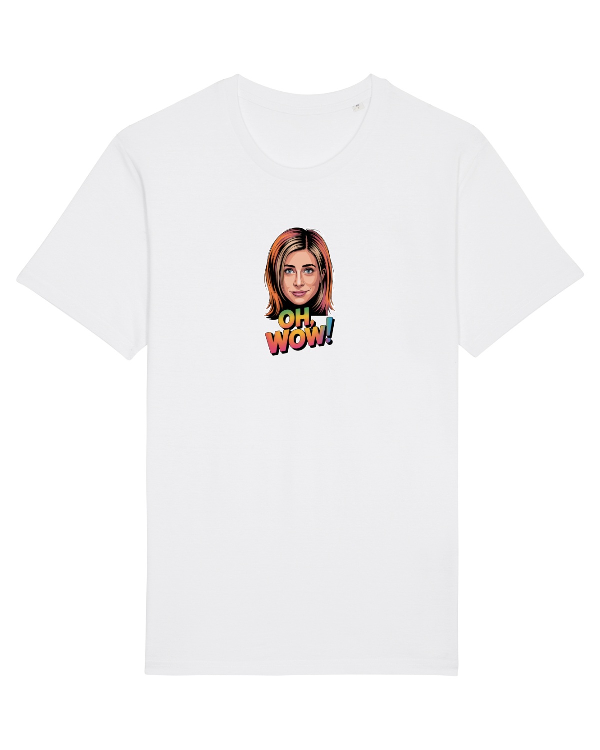 Tricou mânecă scurtă Unisex Rocker White