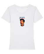 WE WERE ON A BREAK! 2 Tricou mânecă scurtă guler larg fitted Damă Expresser