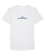 I`M A PALEONTOLOGIST Tricou mânecă scurtă guler larg Bărbat Skater
