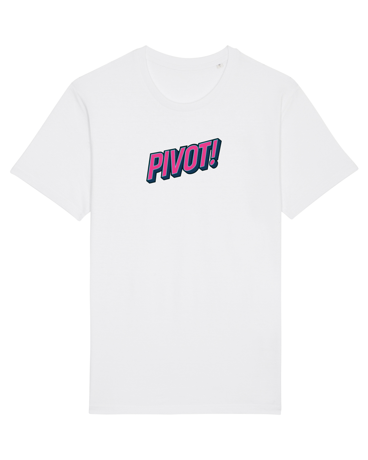 Tricou mânecă scurtă Unisex Rocker White