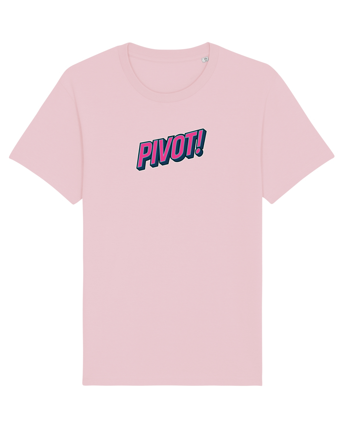 Tricou mânecă scurtă Unisex Rocker Cotton Pink