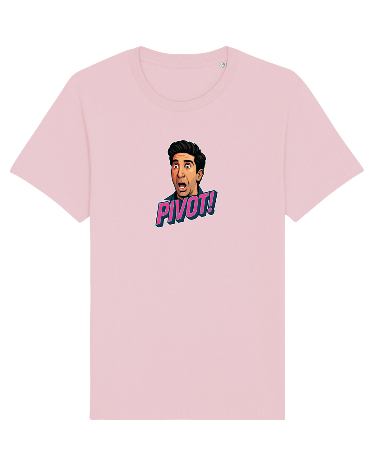 Tricou mânecă scurtă Unisex Rocker Cotton Pink