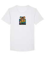 ENEMIES - DUSMANI Tricou mânecă scurtă guler larg Bărbat Skater