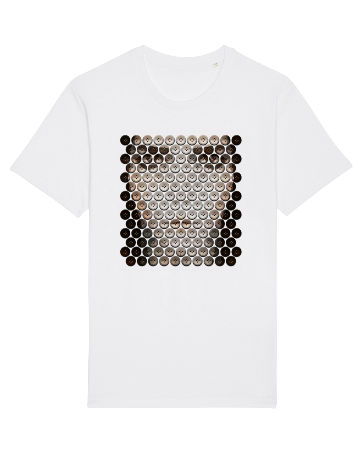 Tricou mânecă scurtă Unisex Rocker White