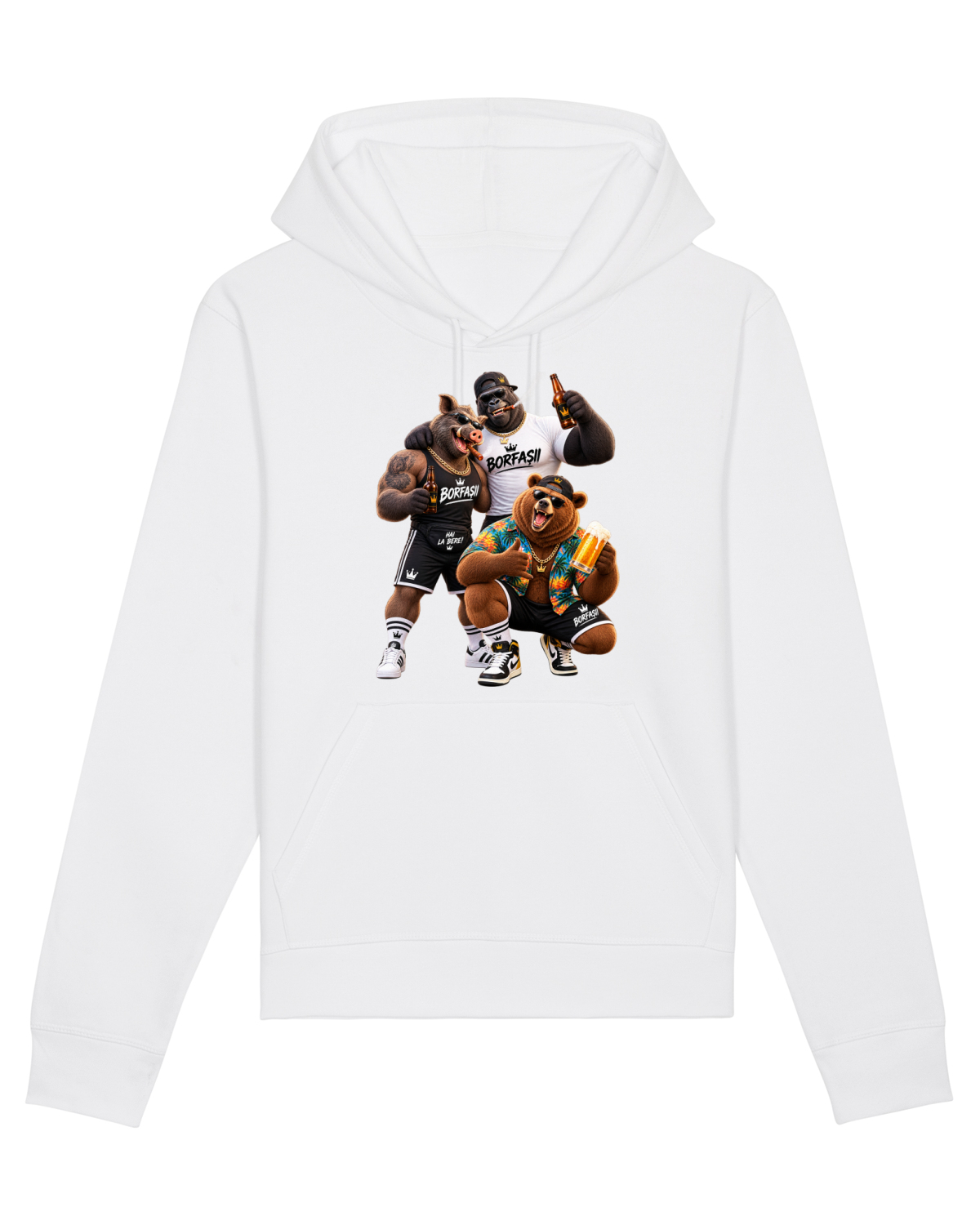 Hanorac Unisex Drummer White