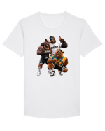  BORFAȘII | Regele combinațiilor Tricou mânecă scurtă guler larg Bărbat Skater