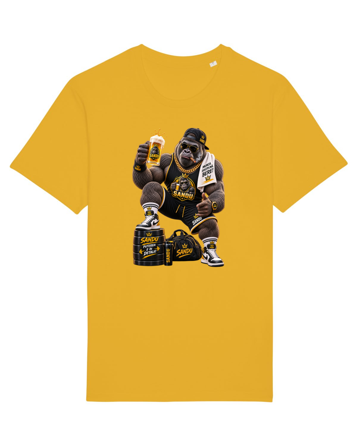 Tricou mânecă scurtă Unisex Rocker Spectra Yellow