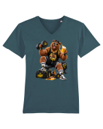 FANE – BORFAȘII | Specialist în haos Tricou mânecă scurtă guler V Bărbat Presenter
