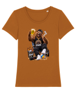 FANE – Bere, Grătar, Băieți! Tricou mânecă scurtă guler larg fitted Damă Expresser