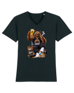 FANE – Bere, Grătar, Băieți! Tricou mânecă scurtă guler V Bărbat Presenter