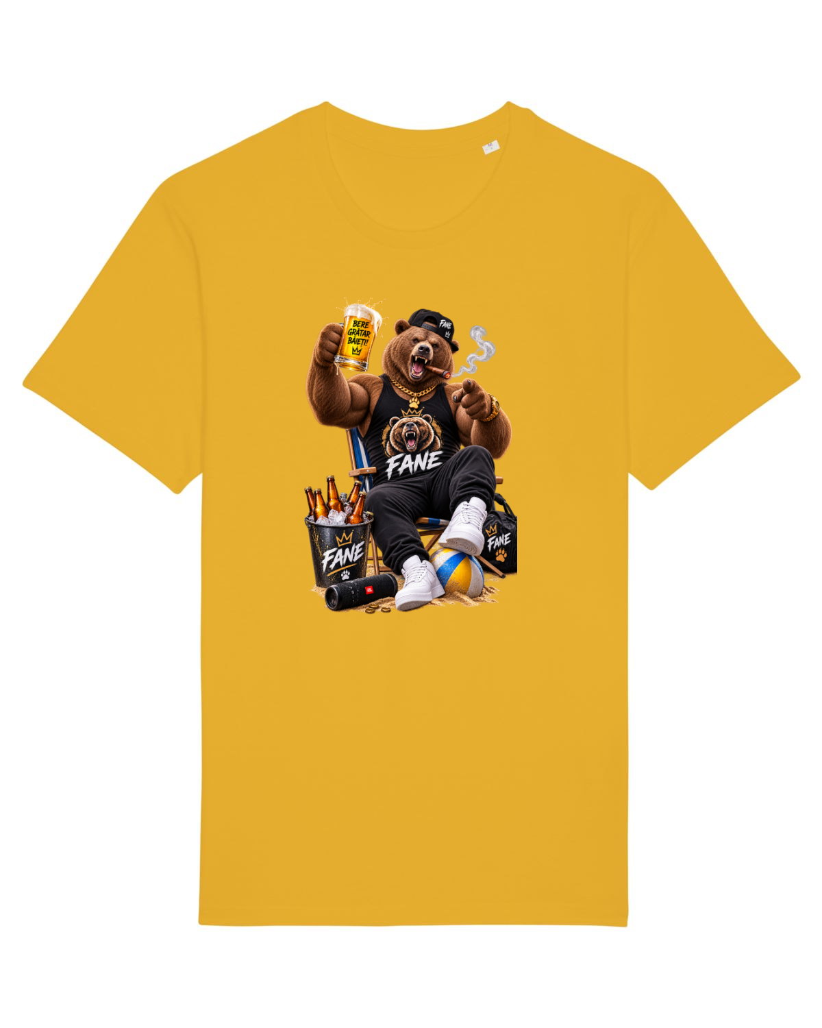Tricou mânecă scurtă Unisex Rocker Spectra Yellow