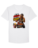 FANE – Nu mă deranja. Sunt la grătar! Tricou mânecă scurtă guler larg Bărbat Skater