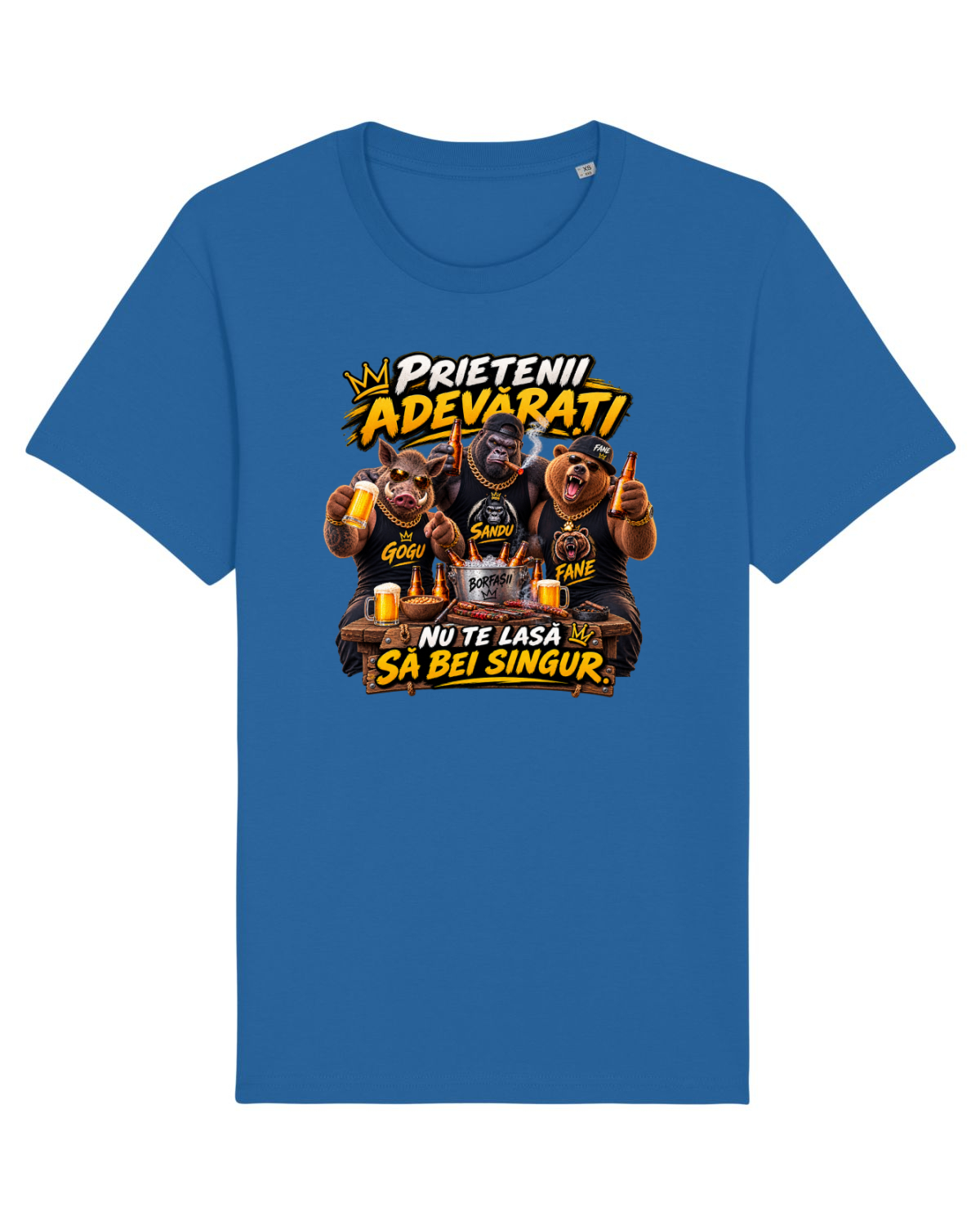 Tricou mânecă scurtă Unisex Rocker Royal Blue
