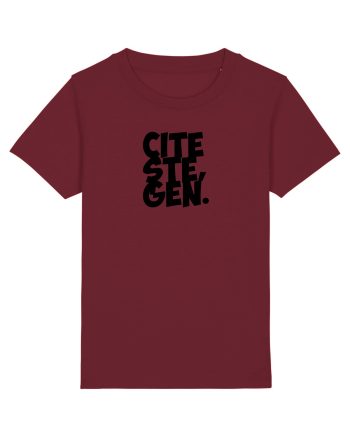 Citește, gen (negru) Burgundy