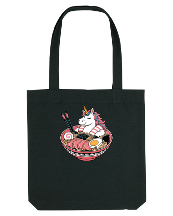 Unicorn Ramen Bowl Cute Japanese Food Noodles Chopsticks Black