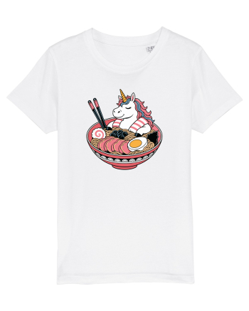 Unicorn Ramen Bowl Cute Japanese Food Noodles Chopsticks White
