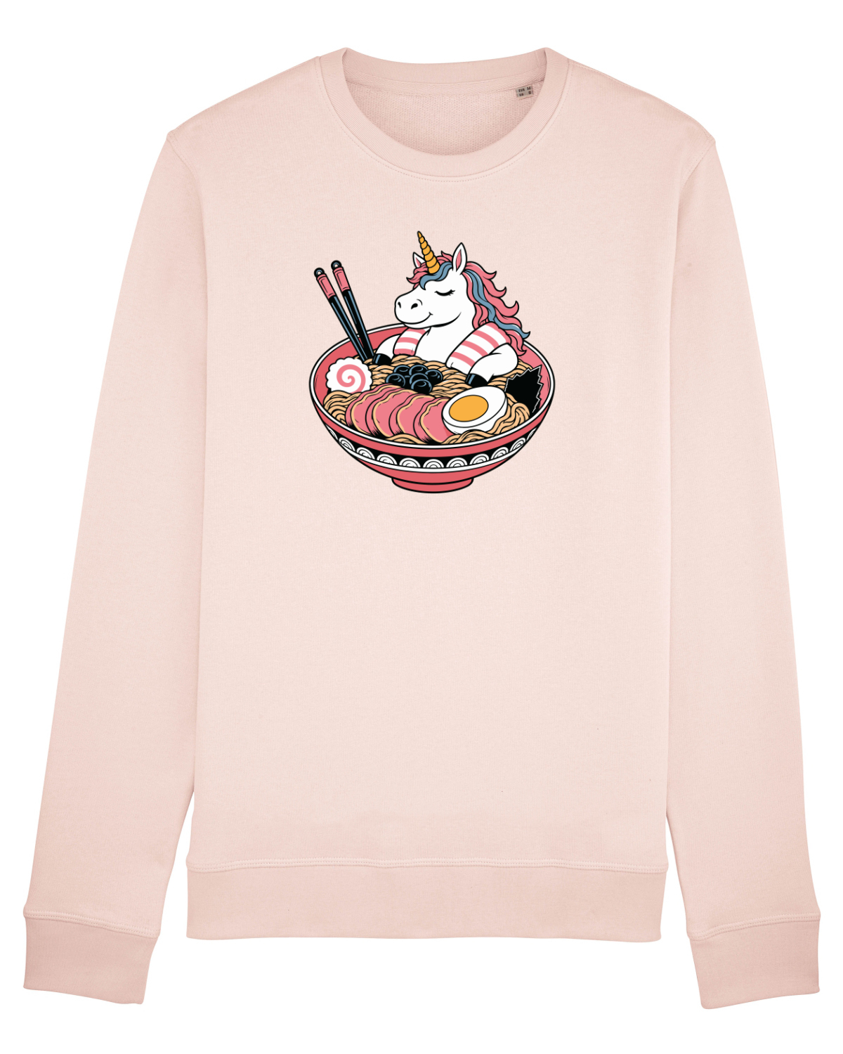 Bluză mânecă lungă Unisex Rise Candy Pink