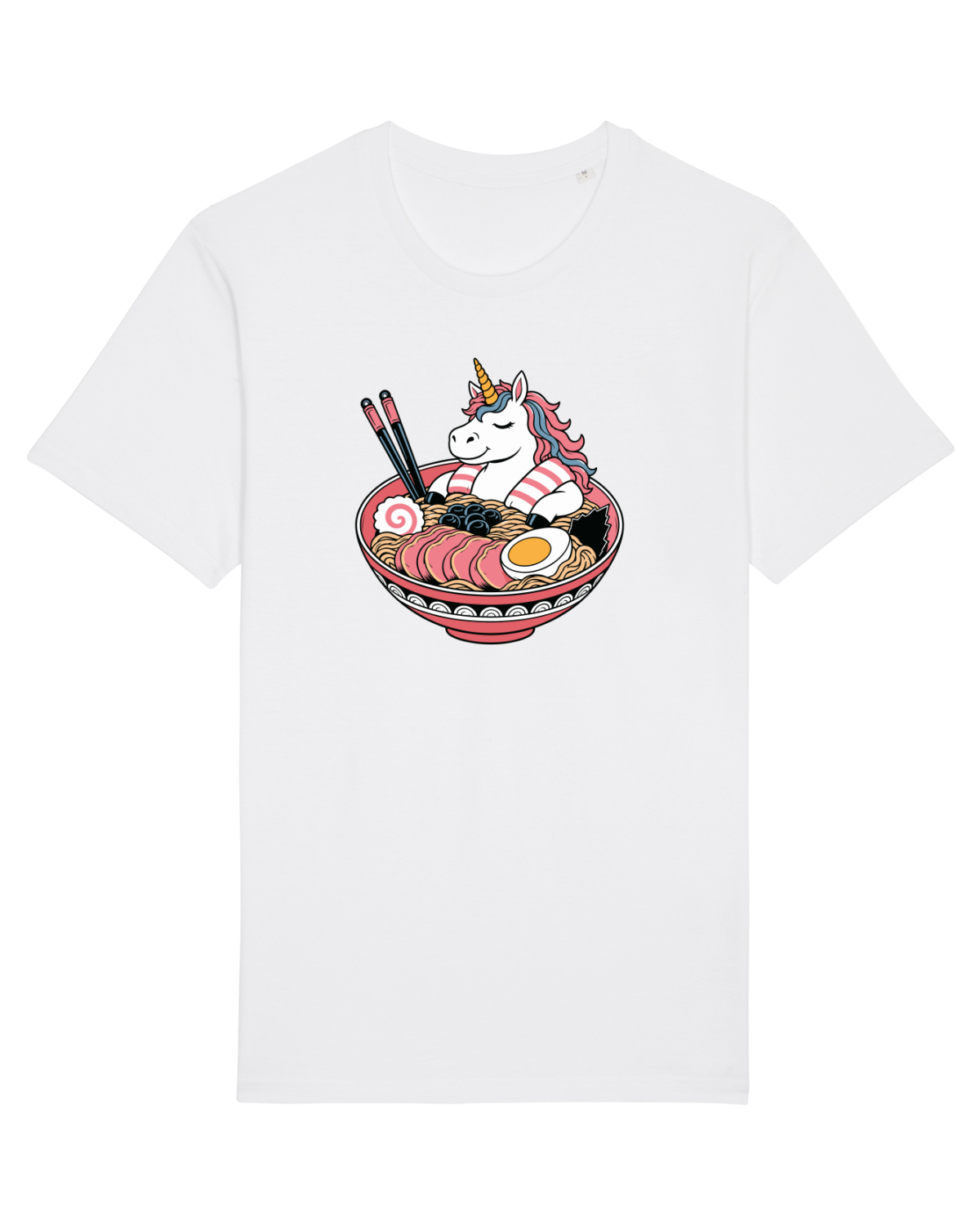 Tricou mânecă scurtă Unisex Rocker White