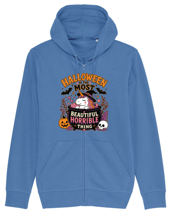 Halloween Unicorn Beautiful Horrible Thing Witch Costume  Bright Blue