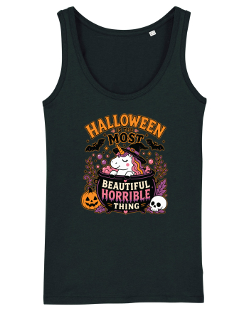 Halloween Unicorn Beautiful Horrible Thing Witch Costume  Black