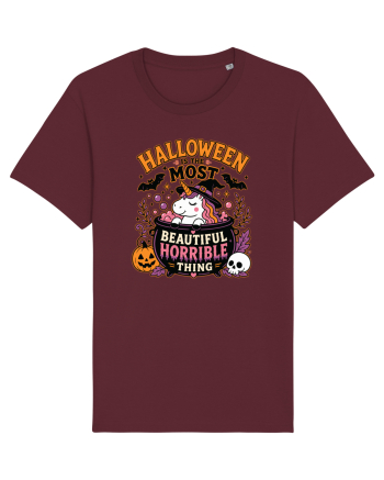 Halloween Unicorn Beautiful Horrible Thing Witch Costume  Burgundy