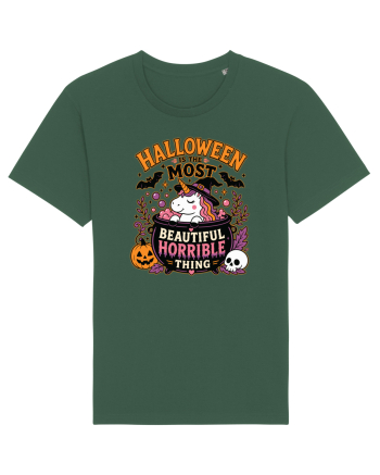 Halloween Unicorn Beautiful Horrible Thing Witch Costume  Bottle Green