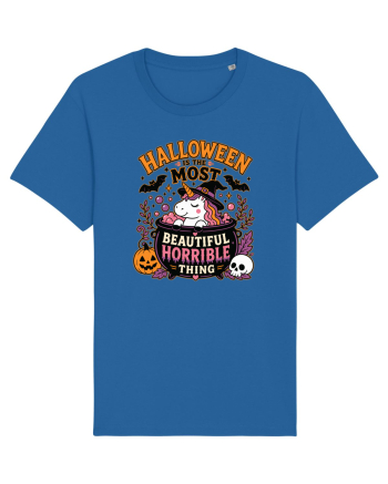Halloween Unicorn Beautiful Horrible Thing Witch Costume  Royal Blue