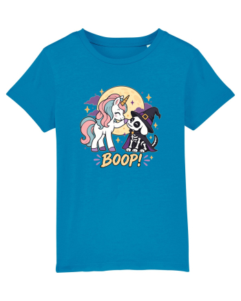 Cute Halloween Unicorn and Dog Friend Hopefulness Full Moon Azur