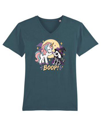 Cute Halloween Unicorn and Dog Friend Hopefulness Full Moon Stargazer