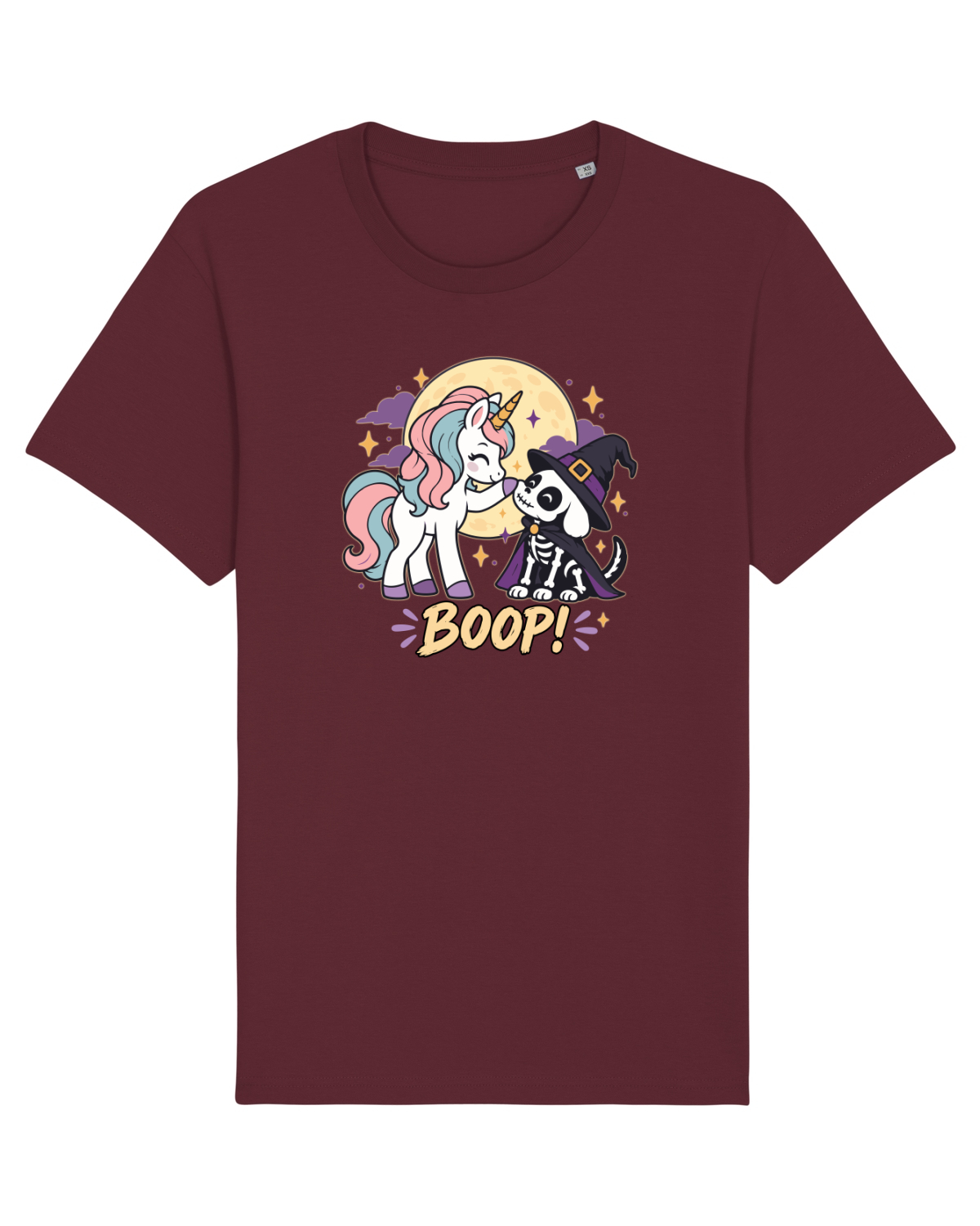 Tricou mânecă scurtă Unisex Rocker Burgundy