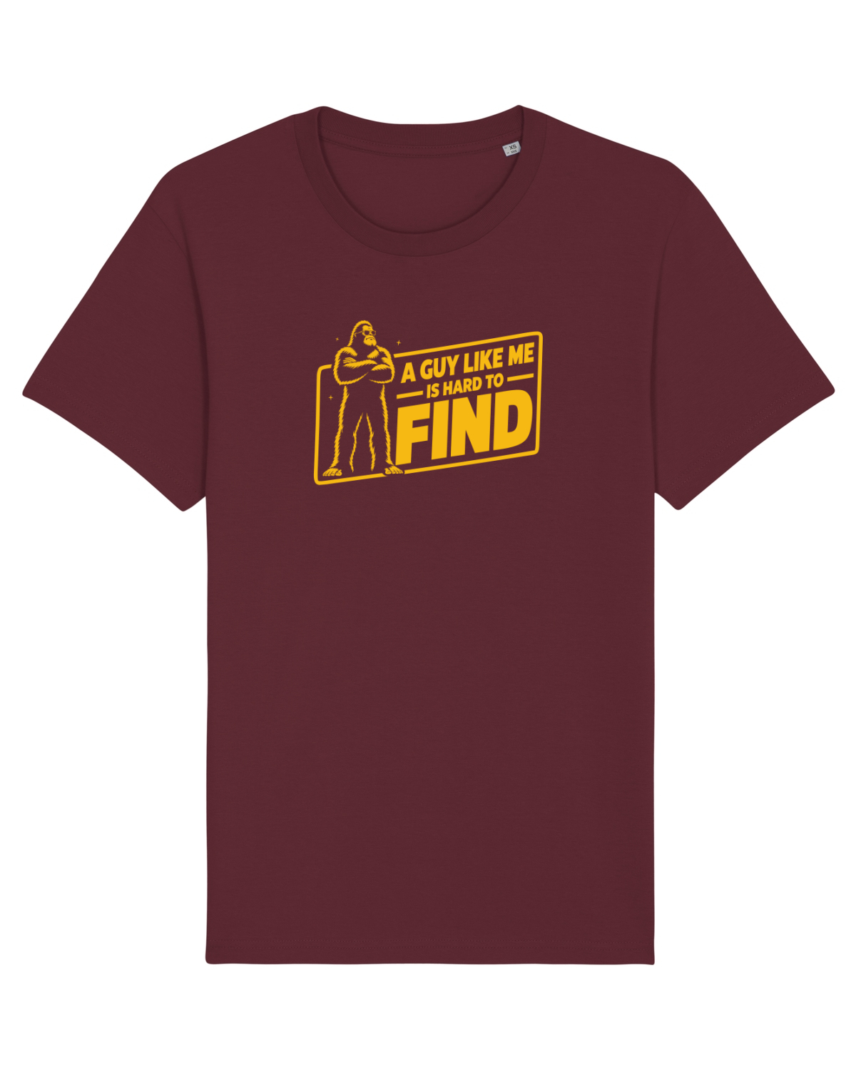 Tricou mânecă scurtă Unisex Rocker Burgundy