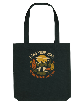 Find Your Peace Black