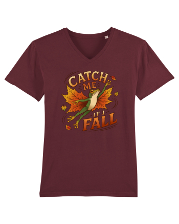 Catch Me If I Fall Burgundy