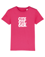 Citește, gen (alb) Tricou mânecă scurtă  Copii Mini Creator