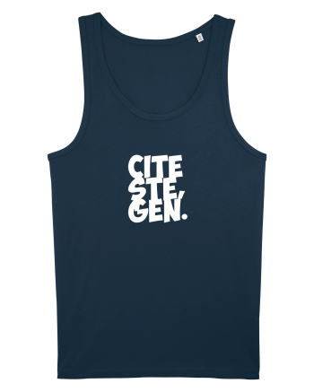 Citește, gen (alb) Navy