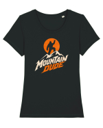 Mountain Dude – Bigfoot Tricou mânecă scurtă guler larg fitted Damă Expresser