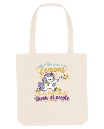 Funny Unicorn When Life Gives You Lemons Sarcastic Humor Natural