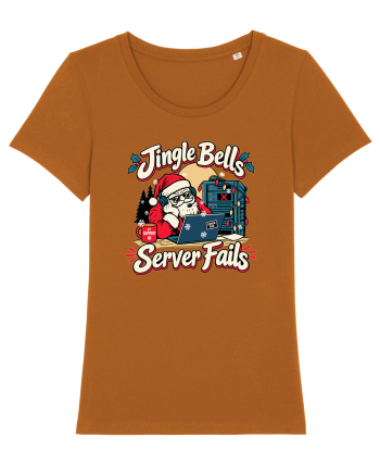 Jingle Xmas Bells Server Fails IT Support Santa Christmas Roasted Orange