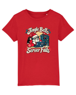 Jingle Xmas Bells Server Fails IT Support Santa Christmas Tricou mânecă scurtă  Copii Mini Creator