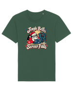 Jingle Xmas Bells Server Fails IT Support Santa Christmas Tricou mânecă scurtă Unisex Rocker
