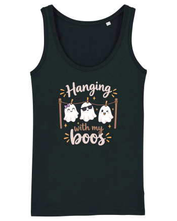 Hanging With My Boo Funny Ghost Halloween Ghosts Clothesline Black